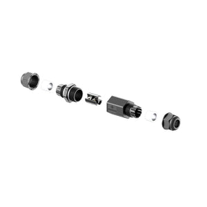M18 straight I type 2pin 3pin fast quick connect waterproof connectors