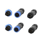 M20 push lock male and female assembled IP67 waterproof connectors