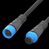 M15 2pin 3pin 4pin 5pin male and female waterproof connectors with customized cable