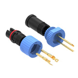 M15 2pin 3pin 4pin 5pin male and female waterproof connectors with customized cable