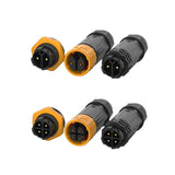 M20 push lock male and female assembled IP67 waterproof connectors