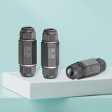 M18 straight I type 2pin 3pin fast quick connect waterproof connectors